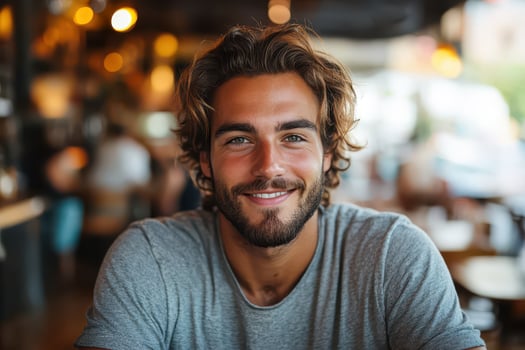 A man with a beard and a smile photo