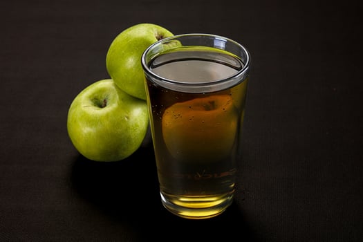 A glass of liquid photo