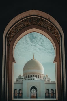 The view from the mosque photo