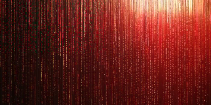 Exploring vibrant red light patterns creating an abstract digital background photo