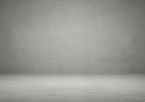 Empty Room with Textured Concrete Walls and Floor photo