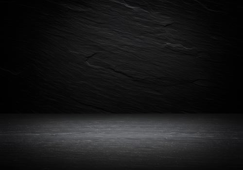 Dark Slate Background with Textured Floor and Wall photo