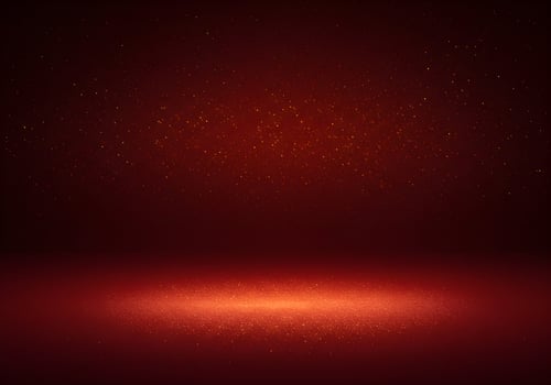 Crimson Glitter Background with Glowing Horizon photo