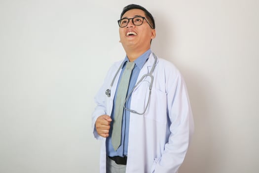 A horizontal shot of Male Healthcare Worker photo