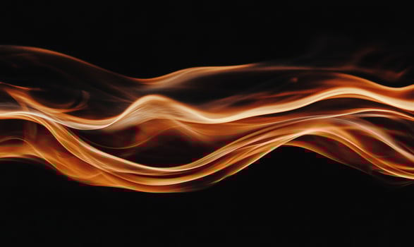 Abstract fire and smoke design photo