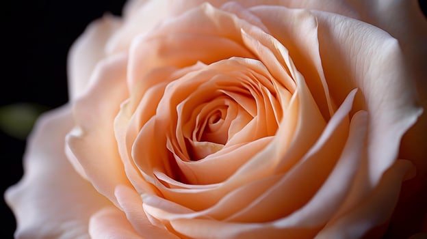 A close up of a peach rose photo