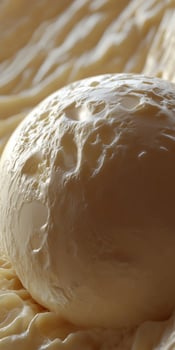 Melt in your mouth freshness of mozzarella cheese captured under natural light photo