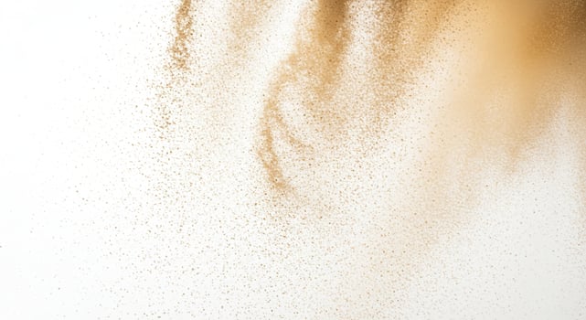 Fine Sand Particles Swirling in the Air photo