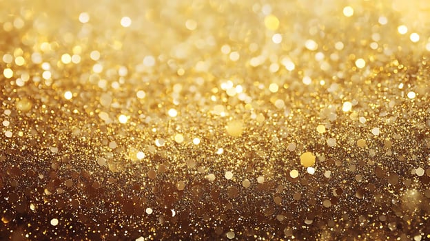 Glittery Gold Sparkles Background A Glamorous and Radiant Theme photo