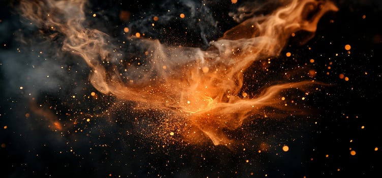 Fiery Explosion Burst photo