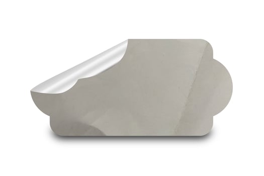 Blank Glued Paper Sticker Peels Tag Label Texture photo