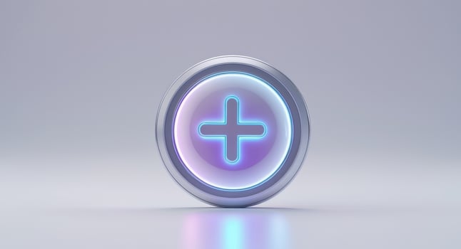 Future plus button showing upcoming time and technology photo