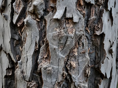 A close up of a tree with bark photo