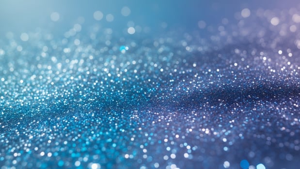 Abstract Blue Crushed Glitter Texture Background. photo