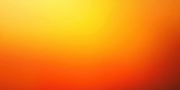 Bright and warm sunset colors blend in a mesmerizing gradient over the horizon during evening hours photo