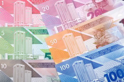 Trinidad and Tobago banknotes - dollar a business background photo