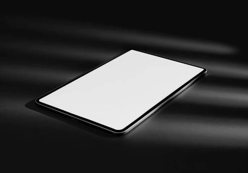 Tablet with Dramatic Lighting photo
