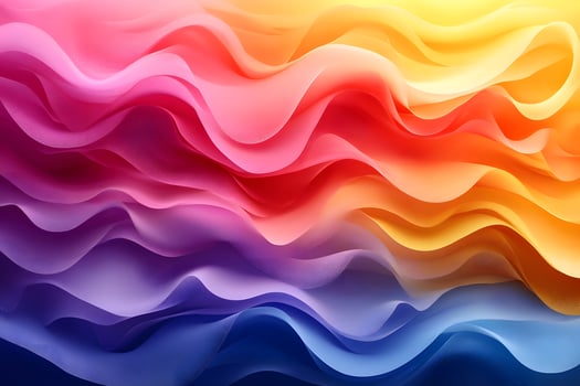 Vibrant Abstract Wave Patterns in Multicolor for Modern Art Prints photo