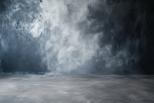 Artistic studio background with brush strokes and realistic lighting for creative projects photo