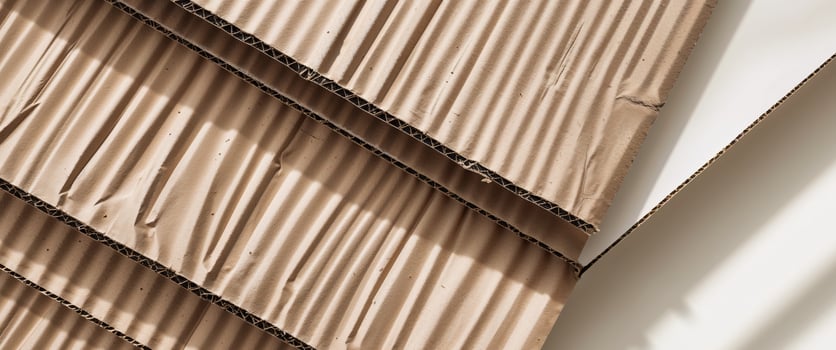 Natural Cardboard Texture for Creativity. photo