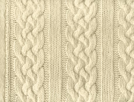Knit pattern close up photo