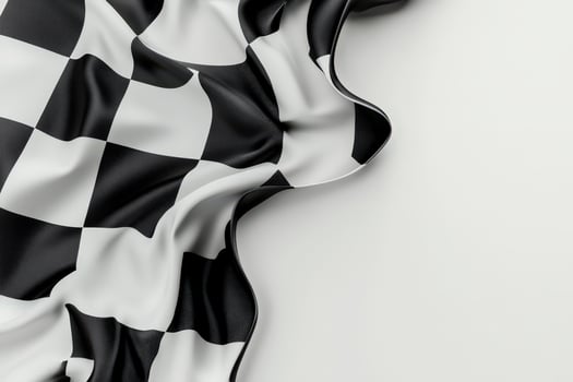 Checkered flag background with black and white checkered flag photo