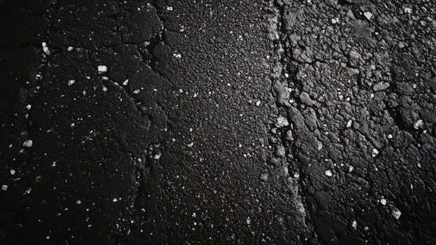 Cracked Asphalt Road Surface Texture Image photo