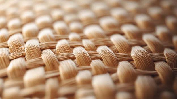 Close Up Woven Beige Textile Fabric Texture photo