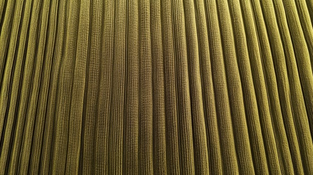 Olive Green Pleated Fabric Texture Background photo
