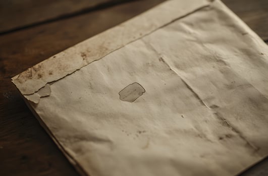 Aged Envelope Shows Time Worn Paper Texture photo