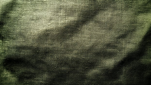 Textured Olive Green Fabric Background Image photo