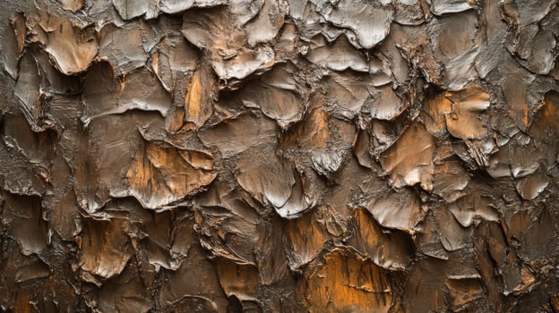 Abstract Brown Impasto Texture Painting photo