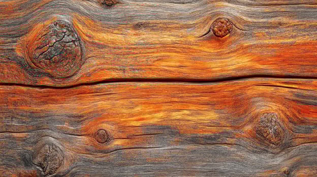 Weathered Wood Grain Texture With Knots photo