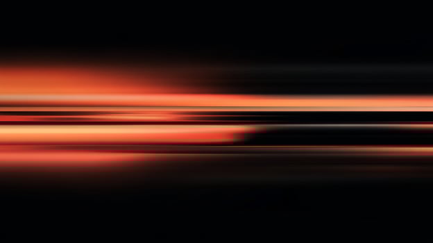 Abstract sunset horizon photo