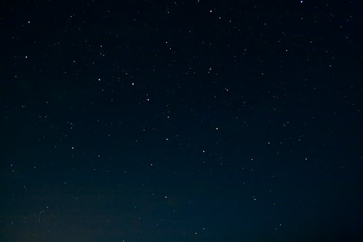 Night sky with Great Bear photo