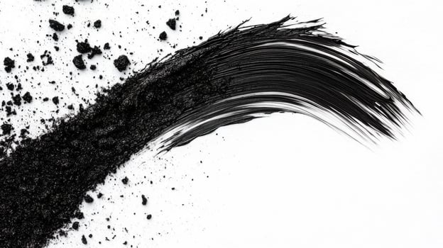 Abstract Cosmetic Pigment Swirl Close Up photo
