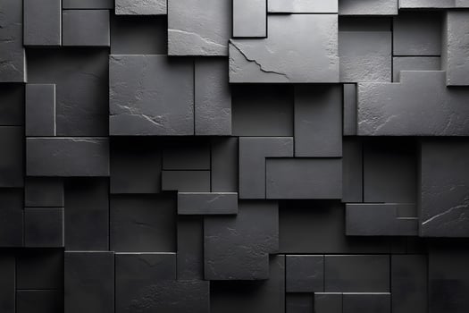 Abstract Dark Geometric Tile Wall Background for Modern Design Projects photo