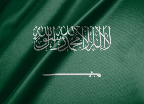 National flag of Saudi Arabia High resolution photo