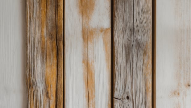 Aged wooden planks with rich texture and warm tones photo