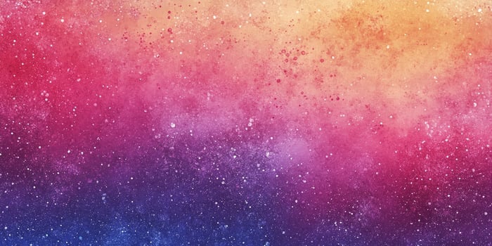 Colorful Galaxy Watercolor Painting with Stars and Cosmic Nebula Design photo