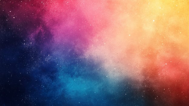 Abstract Nebula Galaxy Space Background with Colorful Stars and Cosmic Dust photo