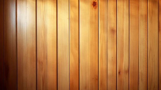 Wooden wall background with light photo
