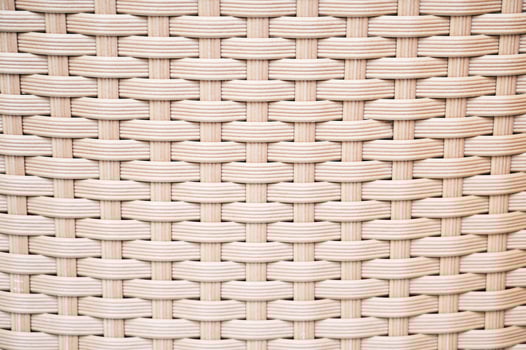 beige background with rattan weave texture photo