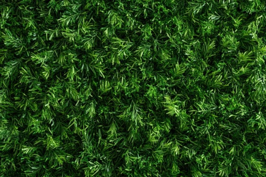 Dense Green Artificial Grass Close-up Background Texture for Decoration photo