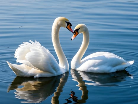 Swans in Love photo