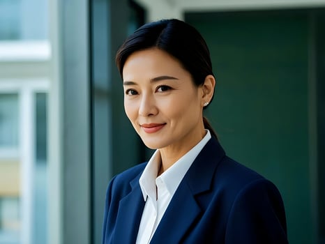 Confident Asian Businesswoman photo