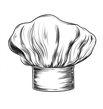 Chef hat sketch illustration photo