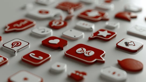 Social media icons photo