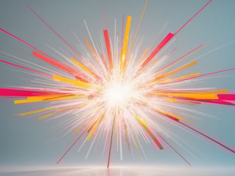 Abstract energetic light rays burst background photo