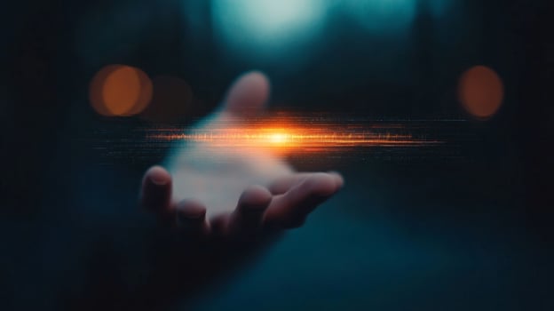 Holding the future in your hands photo